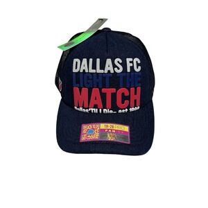 NWT FC Dallas Women's Big Script Logo TR-28 Pro Hat Size OSFM Adjustable